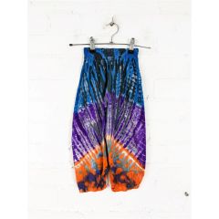 child's tie dye harem pant